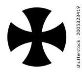 Templar Cross Religious Symbol. ...
