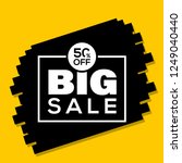 50  off big sale vector eps 10... | Shutterstock .eps vector #1249040440