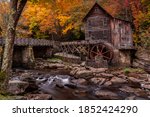 Glade Creek Grist Mill In Late...