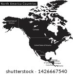 north american continent... | Shutterstock .eps vector #1426667540