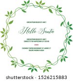 handwritten text of hello santa ... | Shutterstock .eps vector #1526215883