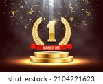 winner award. number one.... | Shutterstock .eps vector #2104221623