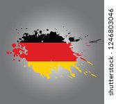 german vector paint stain
