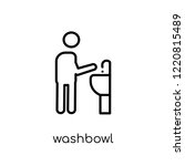 washbowl icon. trendy modern... | Shutterstock .eps vector #1220815489