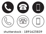 phone icon set. phone ... | Shutterstock .eps vector #1891625839