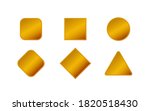 set of gold shape badges... | Shutterstock .eps vector #1820518430