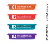 color labels infographic... | Shutterstock .eps vector #1896578179