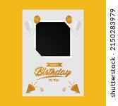 birthday invitation card... | Shutterstock .eps vector #2150283979