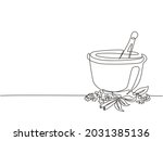 single continuous line drawing... | Shutterstock .eps vector #2031385136