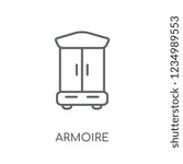 armoire linear icon. modern...