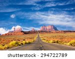 Road To The Monument Valley
