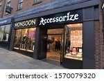 Small photo of CHESTERFIELD, UNITED KINGDOM, 21st November, 2019: The Chesterfield branch of the Monsoon Accessorize store