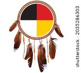 native american medicine wheel... | Shutterstock .eps vector #2035286303