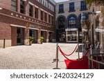 Small photo of Los Angeles, California, USA, June 21, 2022: Breitling and Westime Two Rodeo Drive street signs in Beverly Hills.