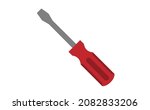 screwdriver metal tool isolated ... | Shutterstock .eps vector #2082833206