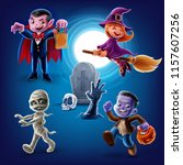 icons for halloween  | Shutterstock .eps vector #1157607256