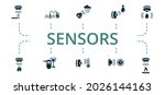 Sensors Icon Set. Contains...