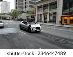 Small photo of San Francisco, CA – August 11, 2023: Cruise and Waymo Robo-Taxis are now able to pick up paying passengers for rides in the city to the delight of some and the chagrin of others.