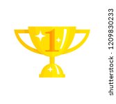 1st place golden cup   champion ... | Shutterstock .eps vector #1209830233