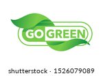 go green   eco friendly... | Shutterstock .eps vector #1526079089