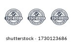 iso 9001  14001 and 22000... | Shutterstock .eps vector #1730123686