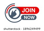 join us now web button  ... | Shutterstock .eps vector #1896249499