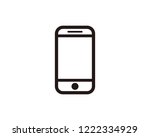 phone smartphone icon sign... | Shutterstock .eps vector #1222334929