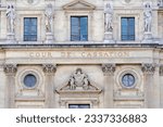 Small photo of Paris, France - July 21, 2023: Sign on the building housing the Cour de Cassation, the highest court of the French judiciary system
