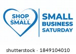small business saturday is an... | Shutterstock .eps vector #1849104010