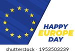 europe day is a day celebrating ... | Shutterstock .eps vector #1953503239