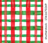 Festive Red And Green Plaid...