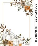 Floral Border With Pastel...