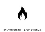 fire sign. fire flame icon... | Shutterstock .eps vector #1704195526