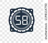 time vector icon isolated on... | Shutterstock .eps vector #1198114750