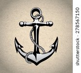 anchor icon solated nautical... | Shutterstock .eps vector #278567150
