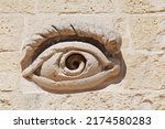 Osiris Eye  Relief On The Porta ...