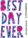 best day ever | Shutterstock .eps vector #1199408809