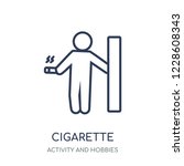 cigarette icon. cigarette... | Shutterstock .eps vector #1228608343