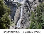 Waterfall In Yosemite National...