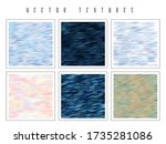 set of the multicolored... | Shutterstock .eps vector #1735281086
