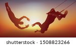 the concept of trust in his... | Shutterstock .eps vector #1508823266