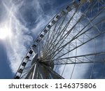 Close Up Of Seattle Ferris Wheel