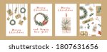 set of different christmas... | Shutterstock .eps vector #1807631656