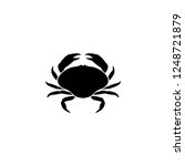 Crab Vector Icon. Crab Sign On...