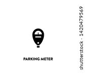 Parking Meter Icon Vector....