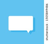white bubbles for speech on an... | Shutterstock .eps vector #1505849486
