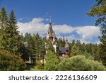 Located at base of Bucegi Mountains, in the picturesque place known as the Piatra Arsa Mountains, Peles Castle became the favorite residence of his creator and owner King Carol I, Sinaia, Romania