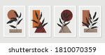 botanical wall art vector set.... | Shutterstock .eps vector #1810070359