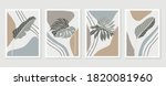 botanical wall art vector set.... | Shutterstock .eps vector #1820081960