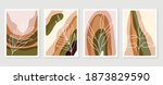 botanical wall art vector set.... | Shutterstock .eps vector #1873829590